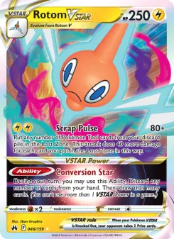 Pokémon-Karte Rotom VSTAR 046/159