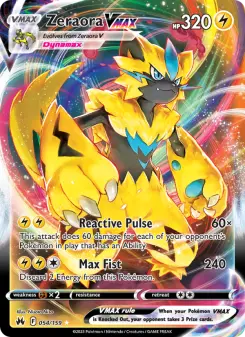 Pokémon-Karte Zeraora VMAX 054/159