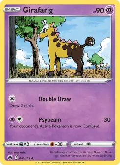 Pokémon-Karte Girafarig 061/159