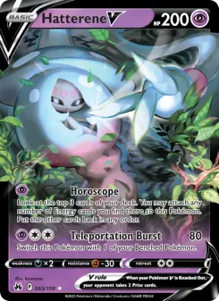 Pokémon-Karte Hatterene V 065/159