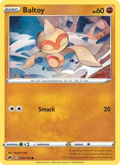 Pokémon-Karte Baltoy 070/159
