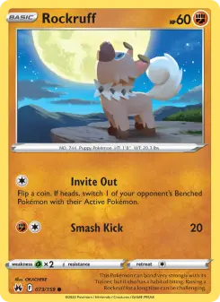 Pokémon-Karte Rockruff 073/159