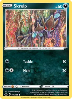 Pokémon-Karte Skrelp 081/159