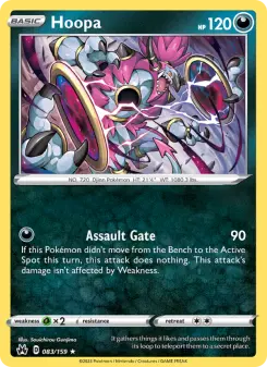 Pokémon-Karte Hoopa 083/159