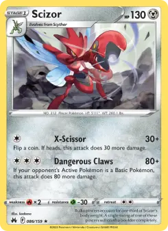 Pokémon-Karte Scizor 086/159