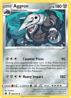 Pokémon-Karte Aggron 089/159