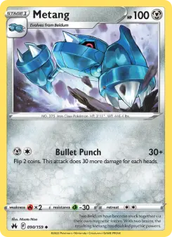 Pokémon-Karte Metang 090/159