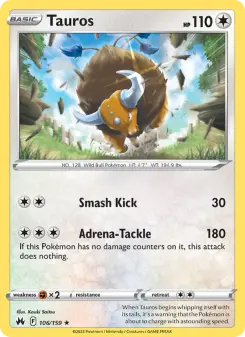 Pokémon-Karte Tauros 106/159