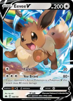 Pokémon-Karte Eevee V 108/159