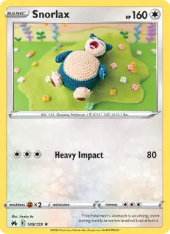 Pokémon-Karte Snorlax 109/159