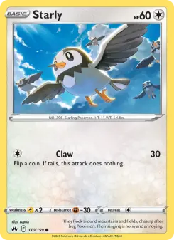 Pokémon-Karte Starly 110/159