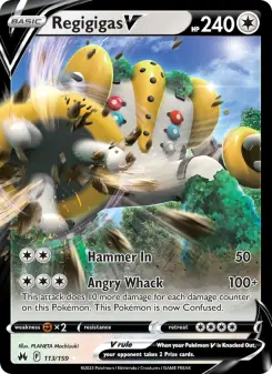 Pokémon-Karte Regigigas V 113/159