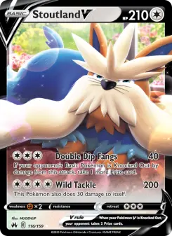 Pokémon-Karte Stoutland V 116/159