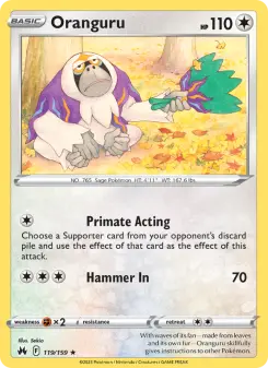 Pokémon-Karte Oranguru 119/159