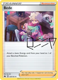 Pokémon-Karte Bede 124/159