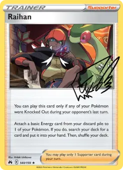 Pokémon-Karte Raihan 140/159