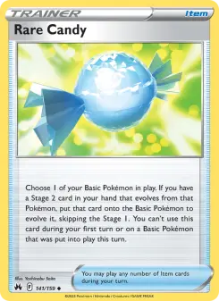 Pokémon-Karte Rare Candy 141/159