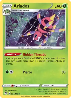 Pokémon-Karte Ariados 004/195