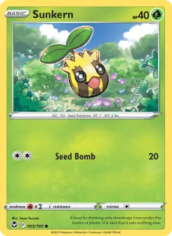 Pokémon-Karte Sunkern 005/195