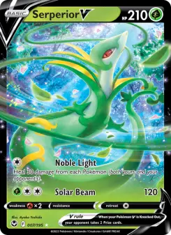 Pokémon-Karte Serperior V 007/195
