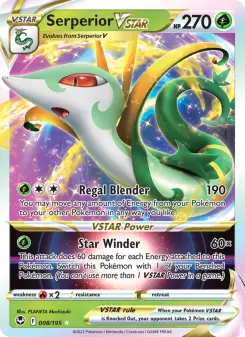 Pokémon-Karte Serperior VSTAR 008/195