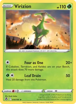 Pokémon-Karte Virizion 014/195