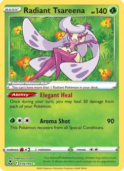 Pokémon-Karte Radiant Tsareena 016/195