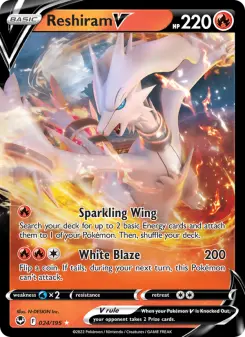 Pokémon-Karte Reshiram V 024/195