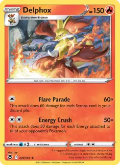 Pokémon-Karte Delphox 027/195
