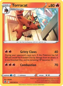 Pokémon-Karte Torracat 031/195
