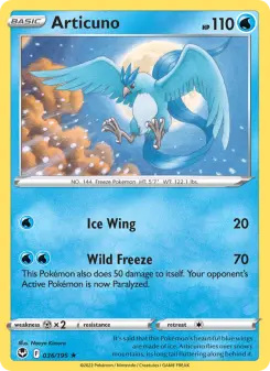 Pokémon-Karte Articuno 036/195