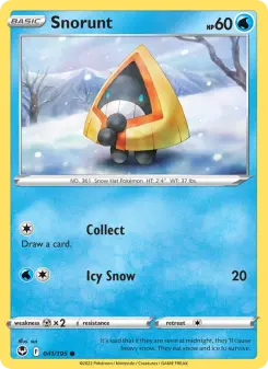 Pokémon-Karte Snorunt 041/195