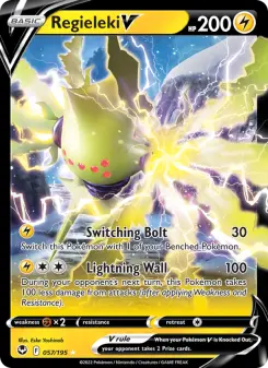 Pokémon-Karte Regieleki V 057/195