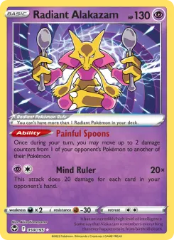 Pokémon-Karte Radiant Alakazam 059/195