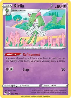 Pokémon-Karte Kirlia 068/195