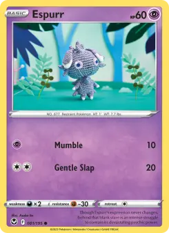 Pokémon-Karte Espurr 081/195