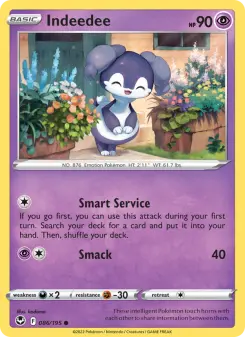 Pokémon-Karte Indeedee 086/195