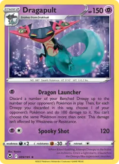 Pokémon-Karte Dragapult 089/195