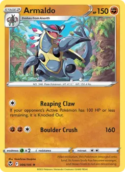 Pokémon-Karte Armaldo 096/195