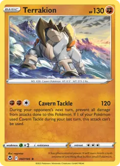 Pokémon-Karte Terrakion 097/195
