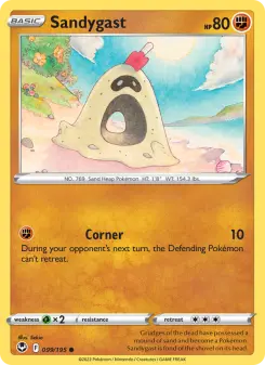 Pokémon-Karte Sandygast 099/195