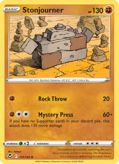Pokémon-Karte Stonjourner 101/195