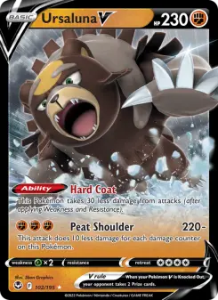 Pokémon-Karte Ursaluna V 102/195