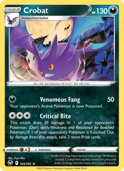 Pokémon-Karte Crobat 105/195