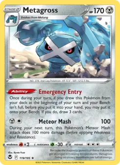 Pokémon-Karte Metagross 119/195