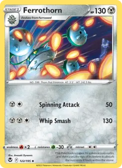 Pokémon-Karte Ferrothorn 122/195