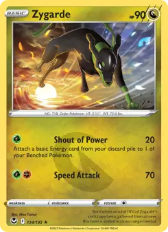 Pokémon-Karte Zygarde 134/195