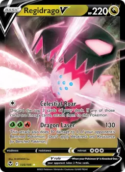 Pokémon-Karte Regidrago V 135/195