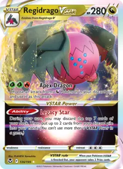Pokémon-Karte Regidrago VSTAR 136/195