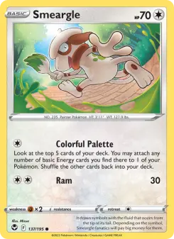 Pokémon-Karte Smeargle 137/195